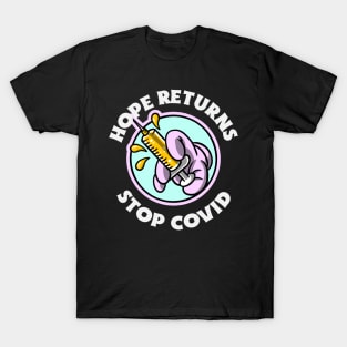 Fight Coronavirus and Covid 19 - Get Vaccinated! T-Shirt